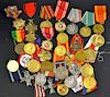 Selection of 60 Foreign military medals featuring medals from Hungary, Poland, Russia, all having th