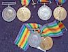 3 x WWI British War and Victory Medal Pairs 85082 Breckon, 58372 Pearson and 203601 Rycroft