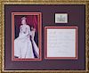 Royalty HRH Princess Marina of Greece and Denmark signed photograph display later Duchess of Kent, w