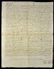 Hawkesworth Indenture 1585 (now part of Leeds) impressive manuscript large document on paper for lan
