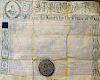 William IV Recovery Deed Document Cambridgeshire c1830s with ornate portrait and coat of arms on vel
