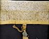 Cheshire  1297 Deed of Gift in relation to Cheadle a Burgage tenement in Cheadle from the Lord Simon