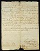 Sir Cloudseley Shovell Signed Set of Orders to Capt. John Baker, Commander of H.M.S Monmouth dated 3