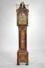 Yohannes Van Wyk Marquetry Inlaid Dutch Long Case Clock