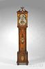 Mahogany and Mahogany Veneered Longcase Clock