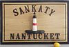 Jack De Rosa Carved Wood Nantucket Sankaty Lighthouse Trade Sign