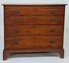 American Chippendale Cherry and Birch Chest of Drawers, early 19th Century