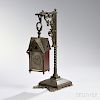 French Gothic Carriage Clock with Stand