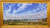 Illya Kagan Oil on Canvas "Yachting Day - Nantucket Harbor"