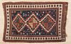 Kazak carpet, ca. 1910, 6'3'' x 3'10''.