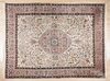 Semi-antique roomsize Persian garden rug, 13' x 9'6''.