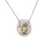 4.25 Ct GIA Certified Fancy Yellow Diamond Pendent