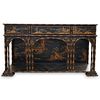 Chinoiserie Wood Console Table