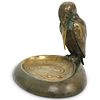 Frederic Debon (1897-1920 French) Kingfisher Bronze Dish