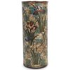 Antique Japanese Cylindrical Cloisonne Vase