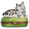 Limoges Porcelain "Two Cats" Trinket Box