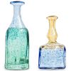 (2 Pc) Kosta Boda Miniature Glass Bottles