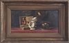 Stanley Crane Antique Still Life Painting, "Golden Dresden"