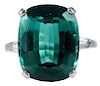 Tiffany & Co. Green Tourmaline Ring