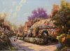 Thomas Kinkade, "Cobblestone Village"