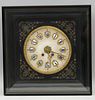Square Boulle Picture Frame Clock