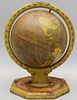 Yellow Tin Lithographed Globe