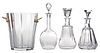 Baccarat Ice Bucket and Decanters