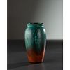 Clewell, Green to Copper Glaze Vase