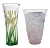 Two Orient & Flume Glass Vases
