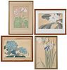 Four Kacho-e Woodblock Prints