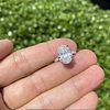 HRD 8.31ct Diamond and 18K Ring