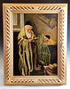 19th C. Painting of Rabbi Signed