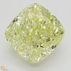 5.02 ct, Natural Fancy Yellow Even Color, IF, Cushion cut Diamond (GIA Graded), Appraised Value: $203,700 