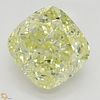 2.58 ct, Natural Fancy Light Yellow Even Color, IF, Cushion cut Diamond (GIA Graded), Appraised Value: $34,300 