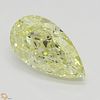 1.51 ct, Natural Fancy Yellow Even Color, VVS1, Pear cut Diamond (GIA Graded), Appraised Value: $25,900 