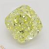 2.01 ct, Natural Fancy Intense Yellow Even Color, VS1, Cushion cut Diamond (GIA Graded), Appraised Value: $58,400 