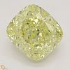 3.61 ct, Natural Fancy Yellow Even Color, IF, Cushion cut Diamond (GIA Graded), Appraised Value: $73,600 