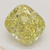 2.21 ct, Natural Fancy Deep Yellow Even Color, VS2, Cushion cut Diamond (GIA Graded), Appraised Value: $34,200 