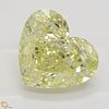 3.01 ct, Natural Fancy Light Yellow Even Color, VS1, Heart cut Diamond (GIA Graded), Appraised Value: $42,100 