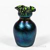 Loetz Ruffled Rim Vase
