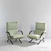 Two Osvaldo Borsani for Tecno P40 Lounge Chairs