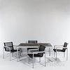 Richard Schultz (American, b. 1926) for Knoll Studios 1966 Patio Dining Table and Four Side Chairs