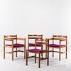 Four Borge Mogensen (Danish, 1914-1972) Chairs