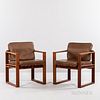Bodil Kjaer (Danish, b. 1932) Pair of Teak Slat-seat Chairs
