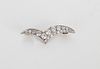Tiffany & Co Diamond & Platinum Seagull Pin