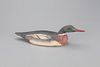 Exceptional Swimming Red-Breasted Merganser Drake Decoy, A. Elmer Crowell (1862-1952)