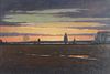 Cameron T. McIntyre (b. 1968), Sunset over the Little Choptank