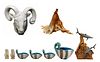 Decorative Animal Pottery and Sculpture Assortment