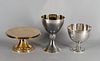 Three Silver Chalices