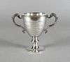 Sterling Silver Double Handled Trophy Cup, D. 1916